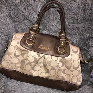 COACH Hand bag with COACH Wallet